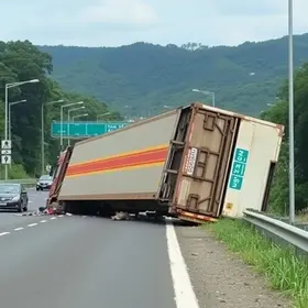 carreta tombada