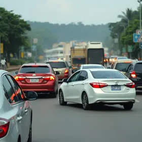 engavetamento entre carreta e 6 carros