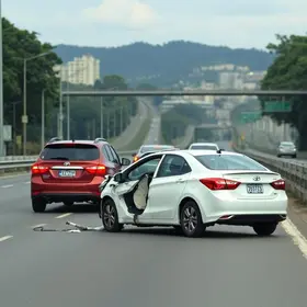 engavetamento na rodovia dos Bandeirantes