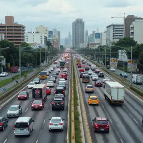 trânsito em São Paulo