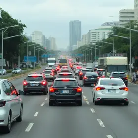 trânsito em São Paulo