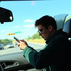 uso do celular ao volante