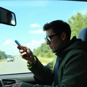 celular ao volante