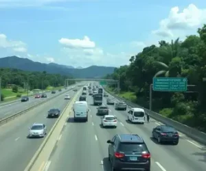 movimento de veículos no feriado
