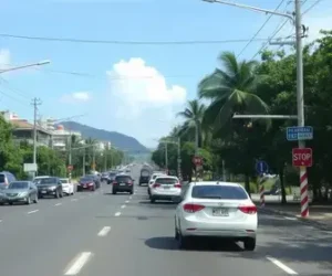 interrupções no trânsito